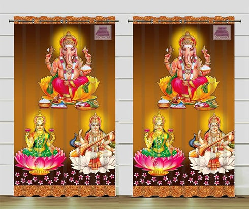 Polyester 3D God Digital Printed Home Furnishing Polyresin Floral Curtains